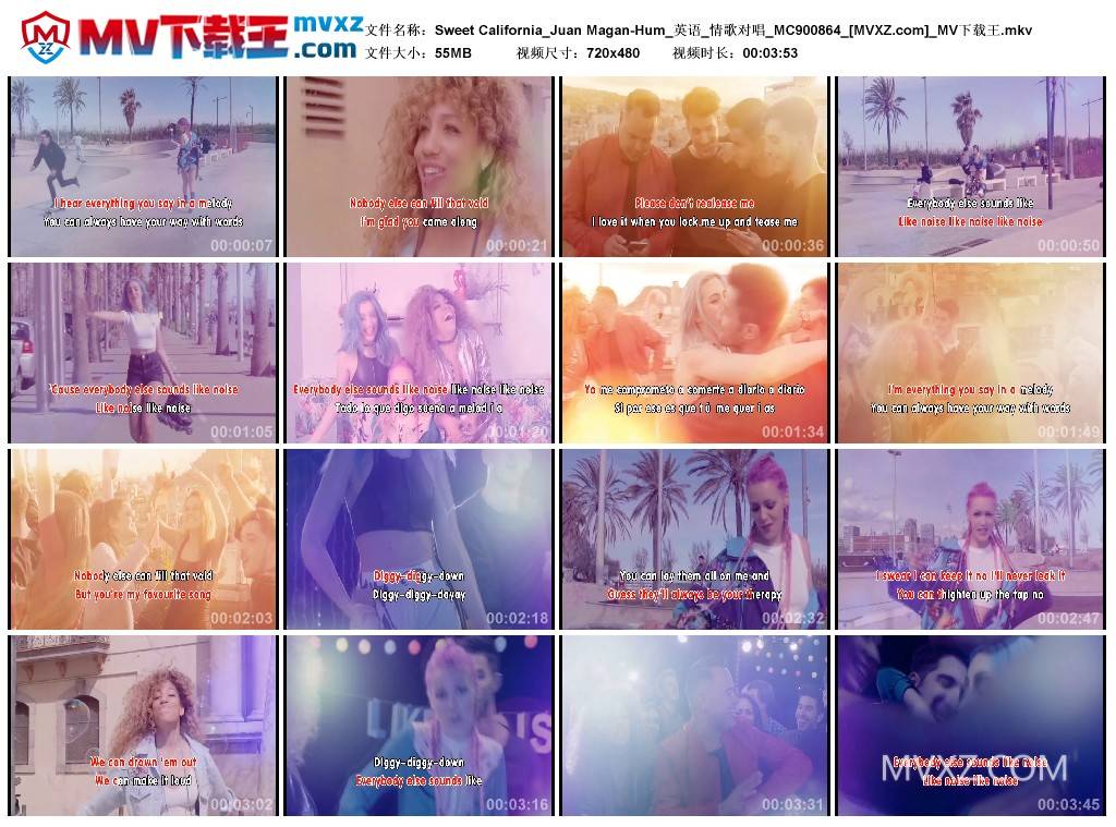 Sweet California_Juan Magan-Hum_英语_情歌对唱_MC900864